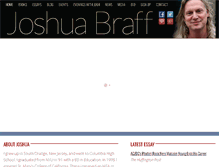 Tablet Screenshot of joshuabraff.com
